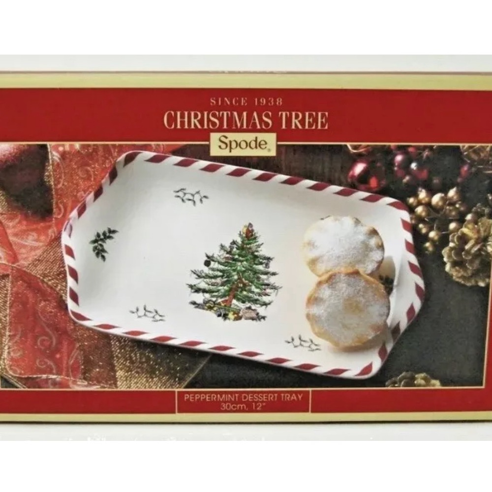 Spode Peppermint 12” Dessert Tray